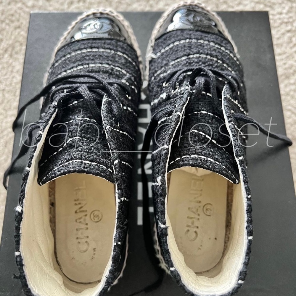 Chanel Tweed Espadrilles